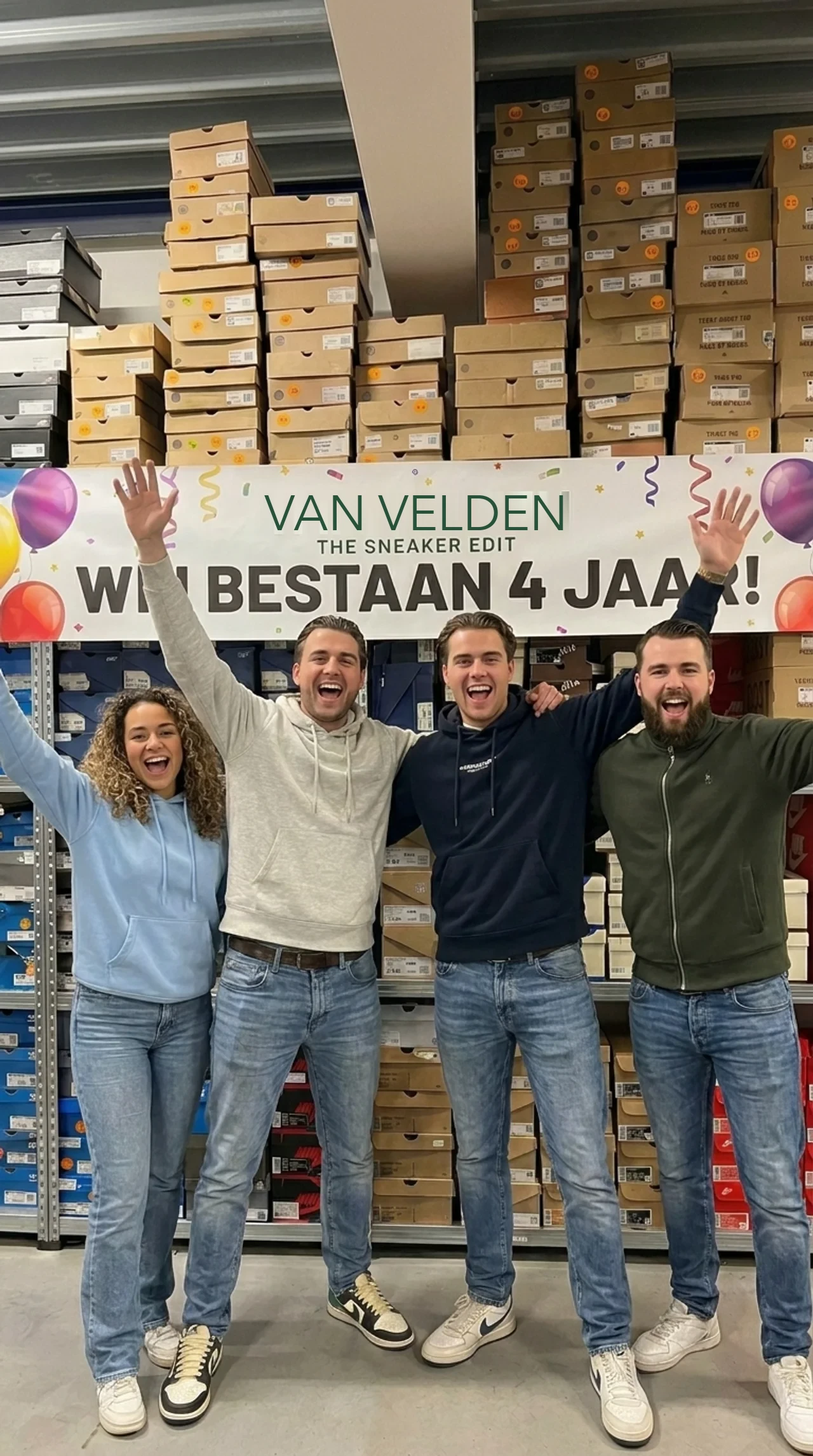 Jubileum banner tall
